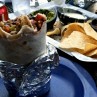 Peanut Chicken Burritos